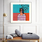 Sofia by Avery Tillmon on GIANT ART - multi figurative blue