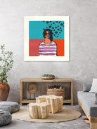 Sofia by Avery Tillmon on GIANT ART - multi figurative blue