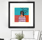 Sofia by Avery Tillmon on GIANT ART - multi figurative blue