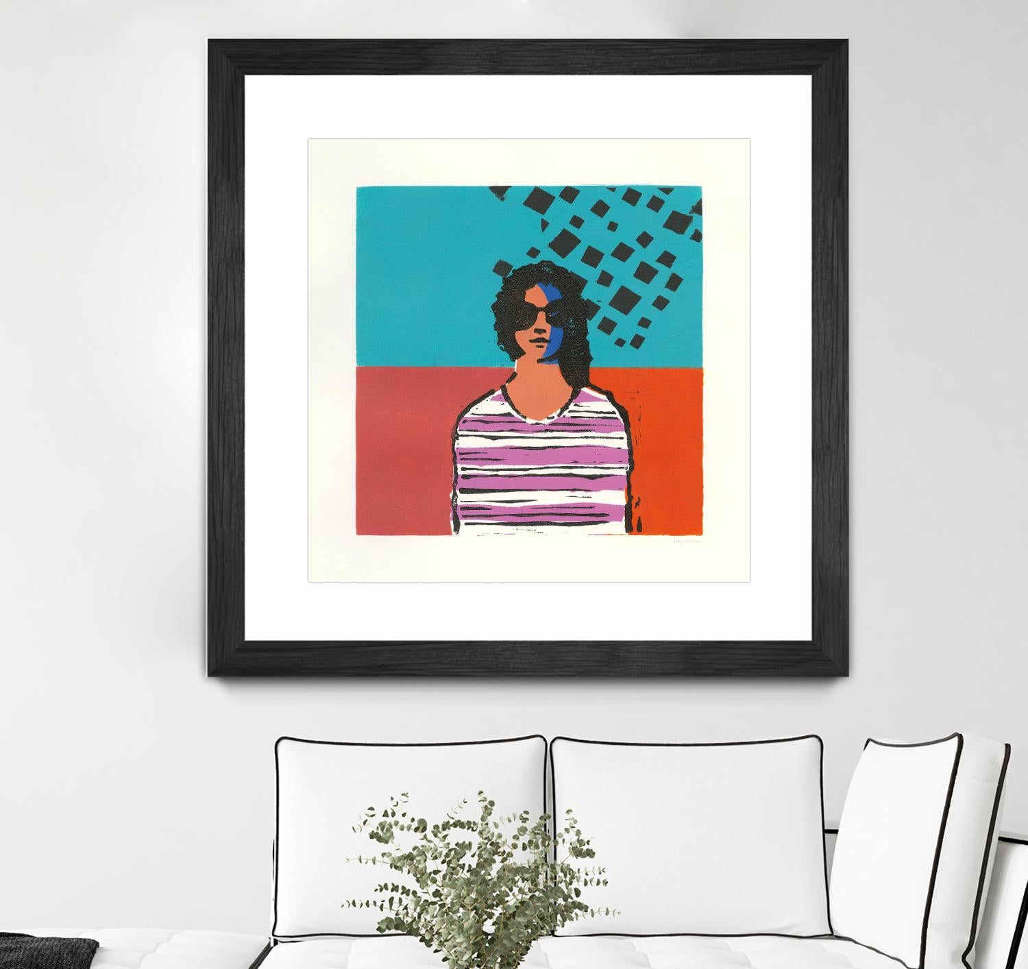 Sofia by Avery Tillmon on GIANT ART - multi figurative blue