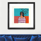 Sofia by Avery Tillmon on GIANT ART - multi figurative blue