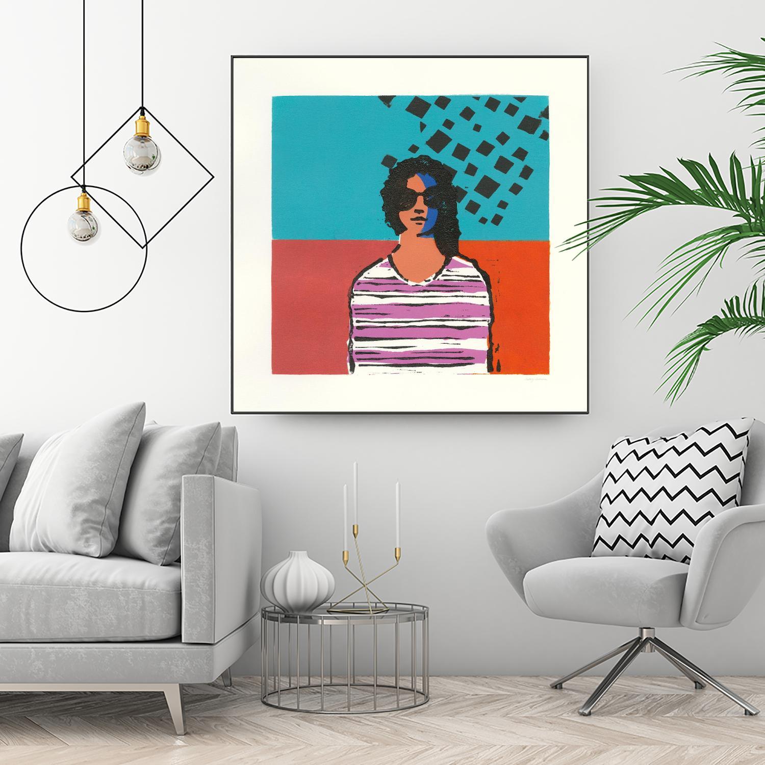 Sofia by Avery Tillmon on GIANT ART - multi figurative blue