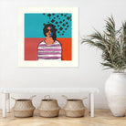 Sofia by Avery Tillmon on GIANT ART - multi figurative blue