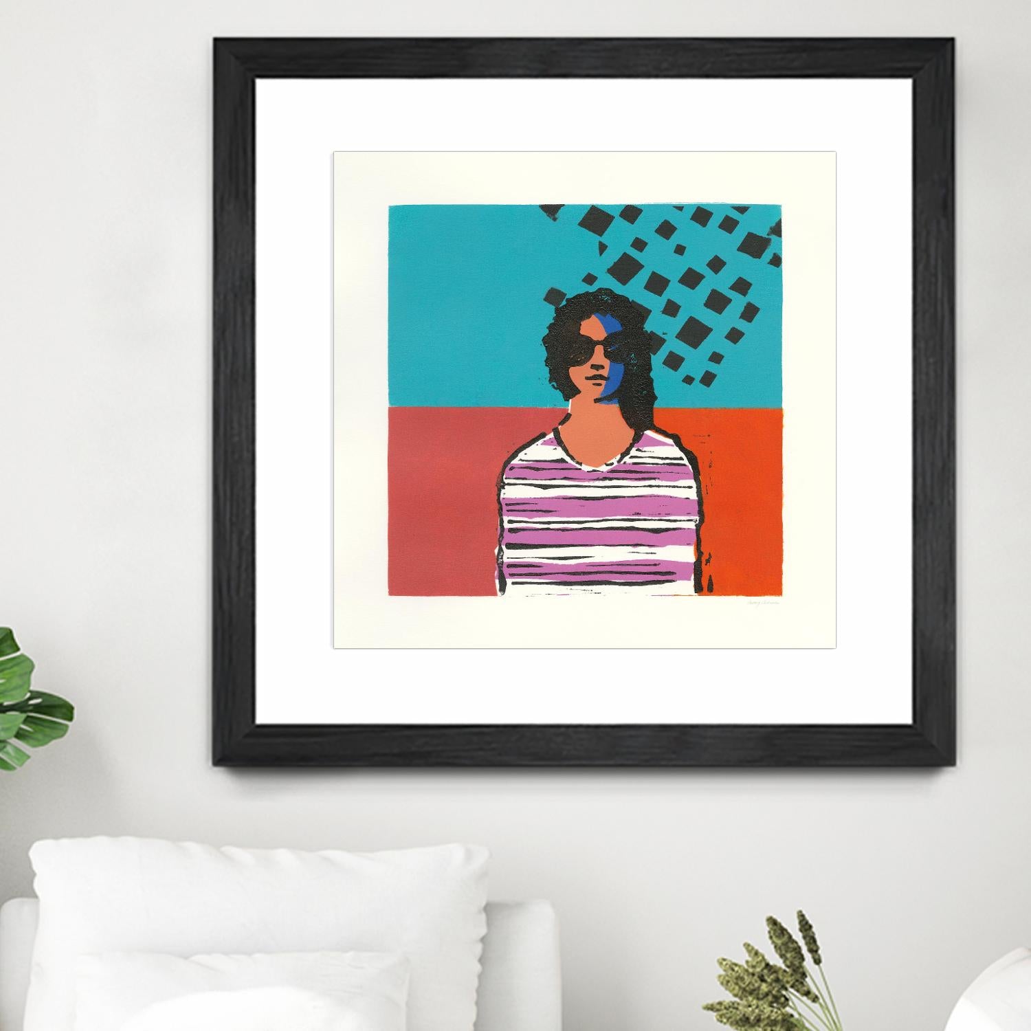 Sofia by Avery Tillmon on GIANT ART - multi figurative blue