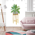 Green House Plants I by Farida Zaman on GIANT ART - botanical gray