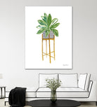 Green House Plants I by Farida Zaman on GIANT ART - botanical gray