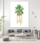 Green House Plants I by Farida Zaman on GIANT ART - botanical gray