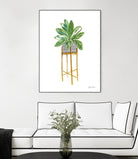 Green House Plants I by Farida Zaman on GIANT ART - botanical gray