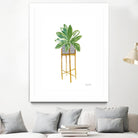 Green House Plants I by Farida Zaman on GIANT ART - botanical gray