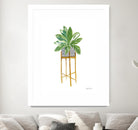 Green House Plants I by Farida Zaman on GIANT ART - botanical gray
