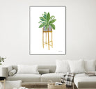 Green House Plants I by Farida Zaman on GIANT ART - botanical gray