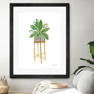 Green House Plants I by Farida Zaman on GIANT ART - botanical gray