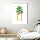 Green House Plants I by Farida Zaman on GIANT ART - botanical gray