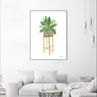 Green House Plants I by Farida Zaman on GIANT ART - botanical gray
