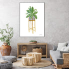 Green House Plants I by Farida Zaman on GIANT ART - botanical gray