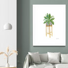 Green House Plants I by Farida Zaman on GIANT ART - botanical gray