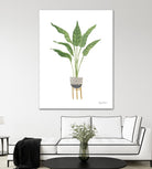 Green House Plants III by Farida Zaman on GIANT ART - botanical gray
