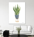 Green House Plants IV by Farida Zaman on GIANT ART - botanical gray