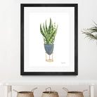 Green House Plants IV by Farida Zaman on GIANT ART - green botanical illustrative