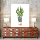 Green House Plants IV by Farida Zaman on GIANT ART - green botanical illustrative