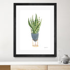Green House Plants IV by Farida Zaman on GIANT ART - green botanical illustrative