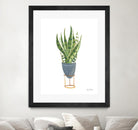 Green House Plants IV by Farida Zaman on GIANT ART - green botanical illustrative