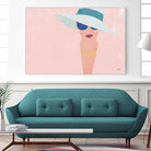 Fashion Forward by Moira Hershey on GIANT ART - multi fashion blue