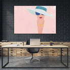 Fashion Forward by Moira Hershey on GIANT ART - multi fashion blue