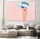 Fashion Forward by Moira Hershey on GIANT ART - multi fashion blue