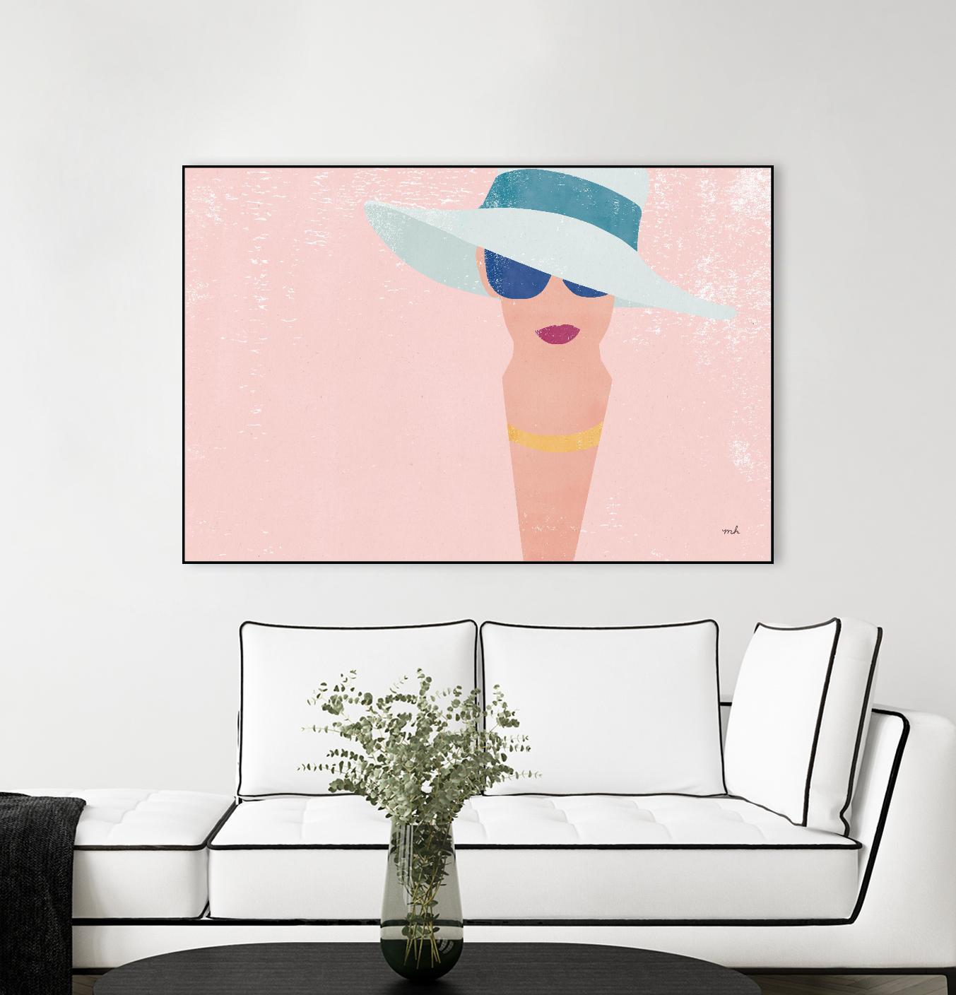 Fashion Forward by Moira Hershey on GIANT ART - multi fashion blue