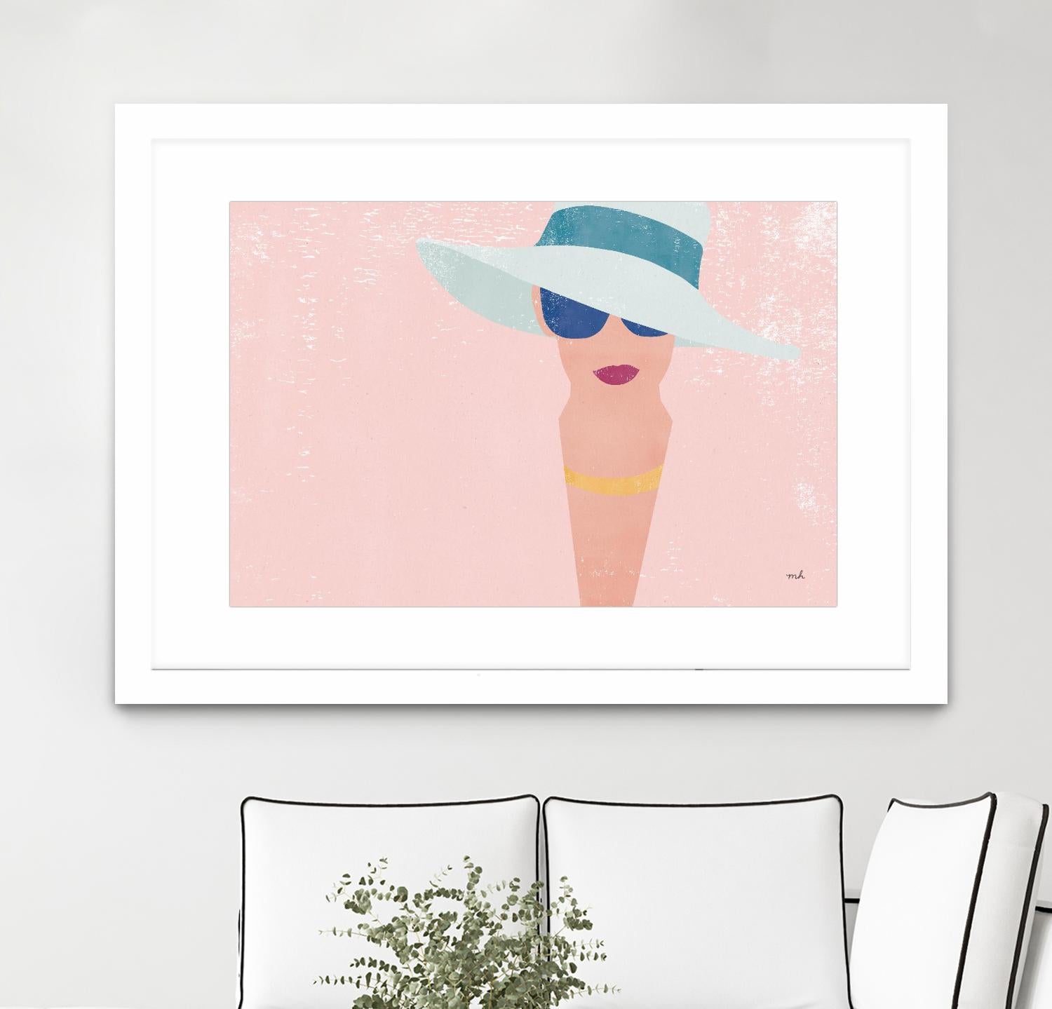 Fashion Forward by Moira Hershey on GIANT ART - multi fashion blue