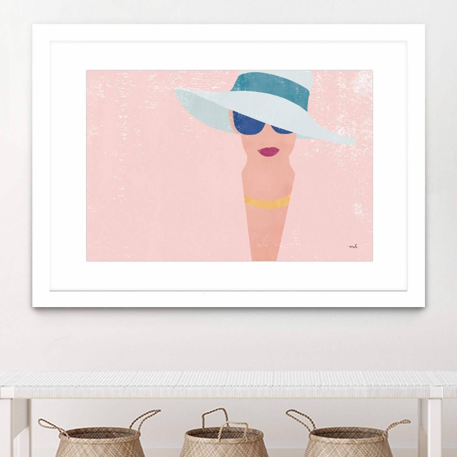 Fashion Forward by Moira Hershey on GIANT ART - multi fashion blue