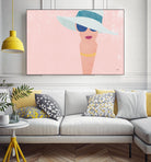 Fashion Forward by Moira Hershey on GIANT ART - multi fashion blue