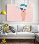 Fashion Forward by Moira Hershey on GIANT ART - multi fashion blue