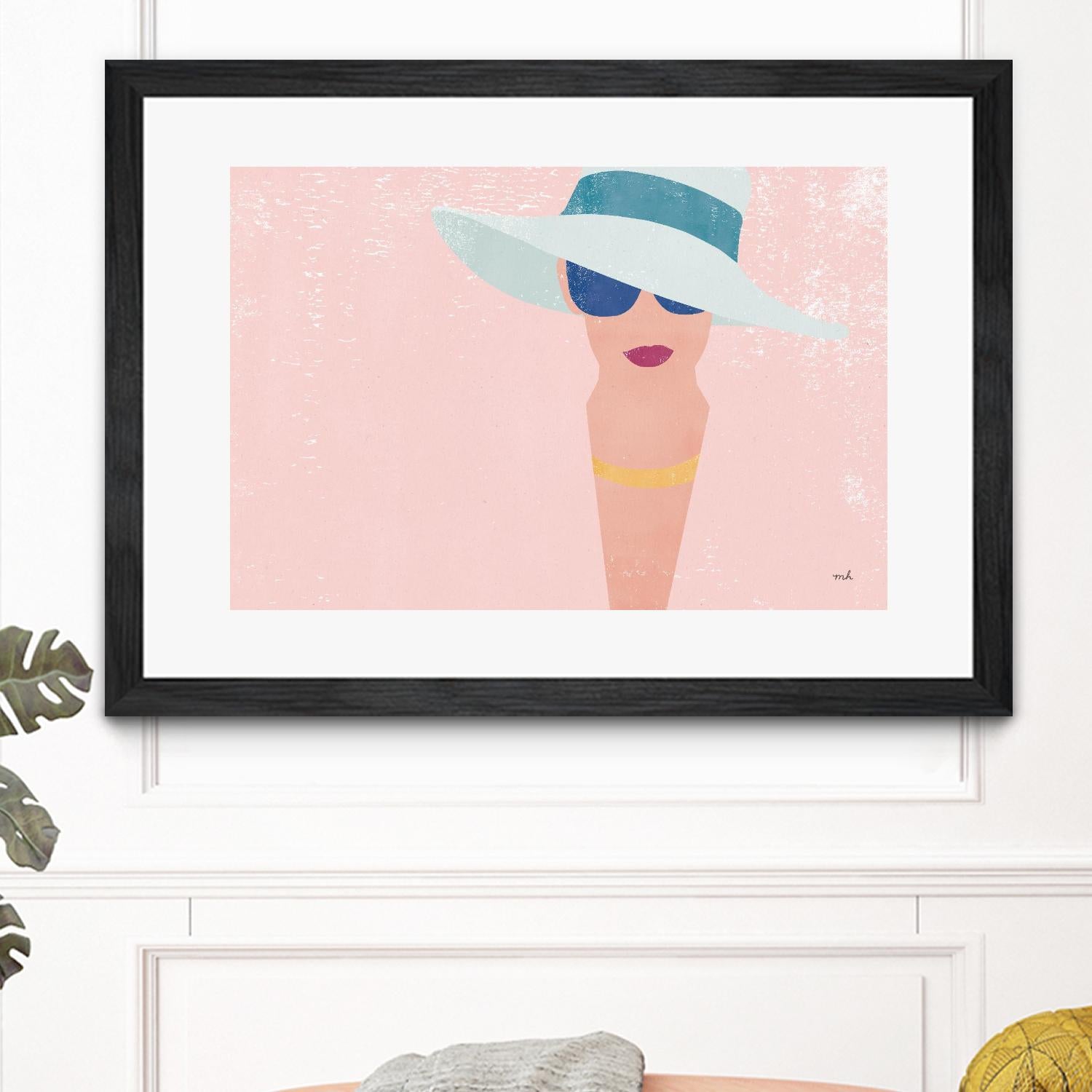 Fashion Forward by Moira Hershey on GIANT ART - multi fashion blue