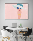 Fashion Forward by Moira Hershey on GIANT ART - multi fashion blue