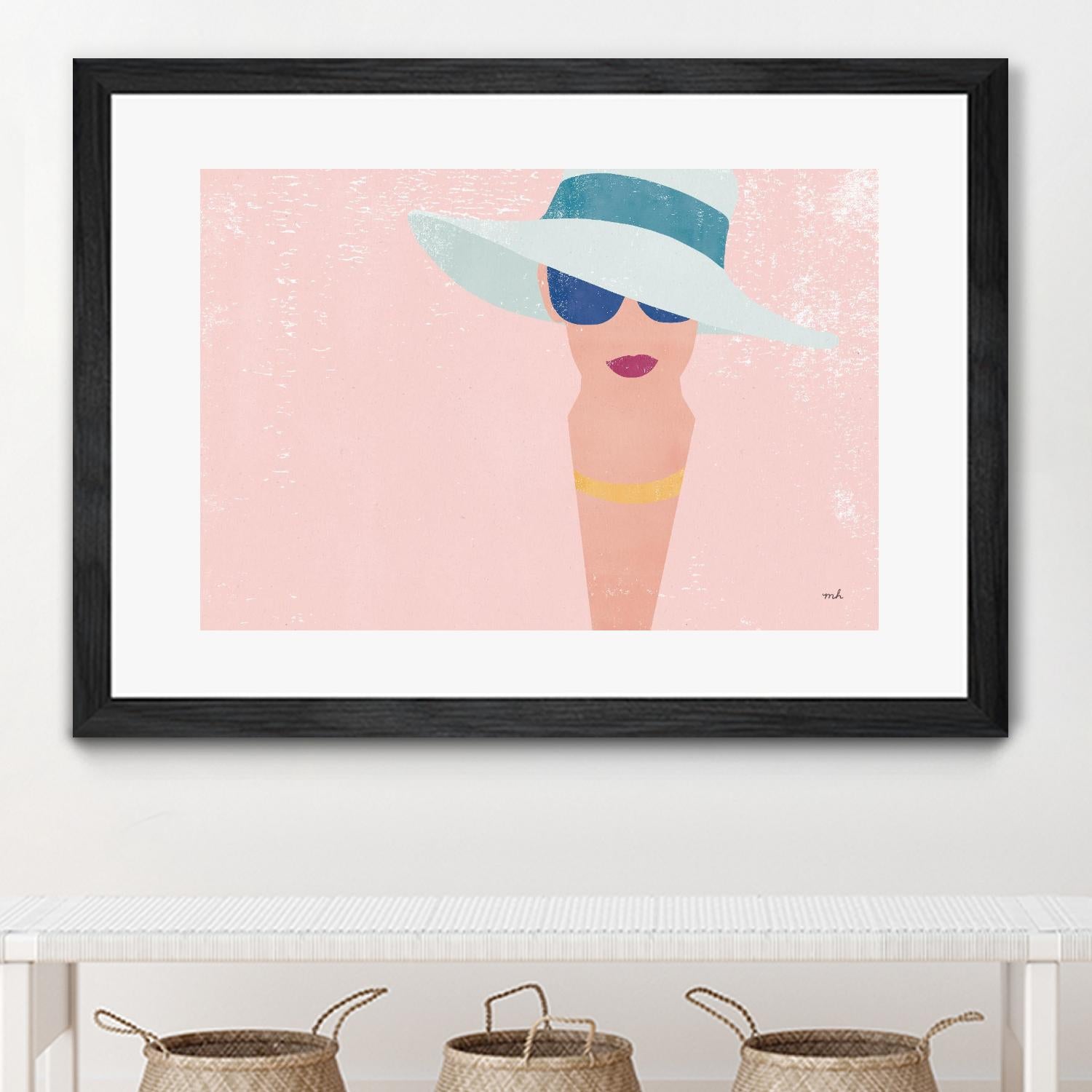 Fashion Forward by Moira Hershey on GIANT ART - multi fashion blue