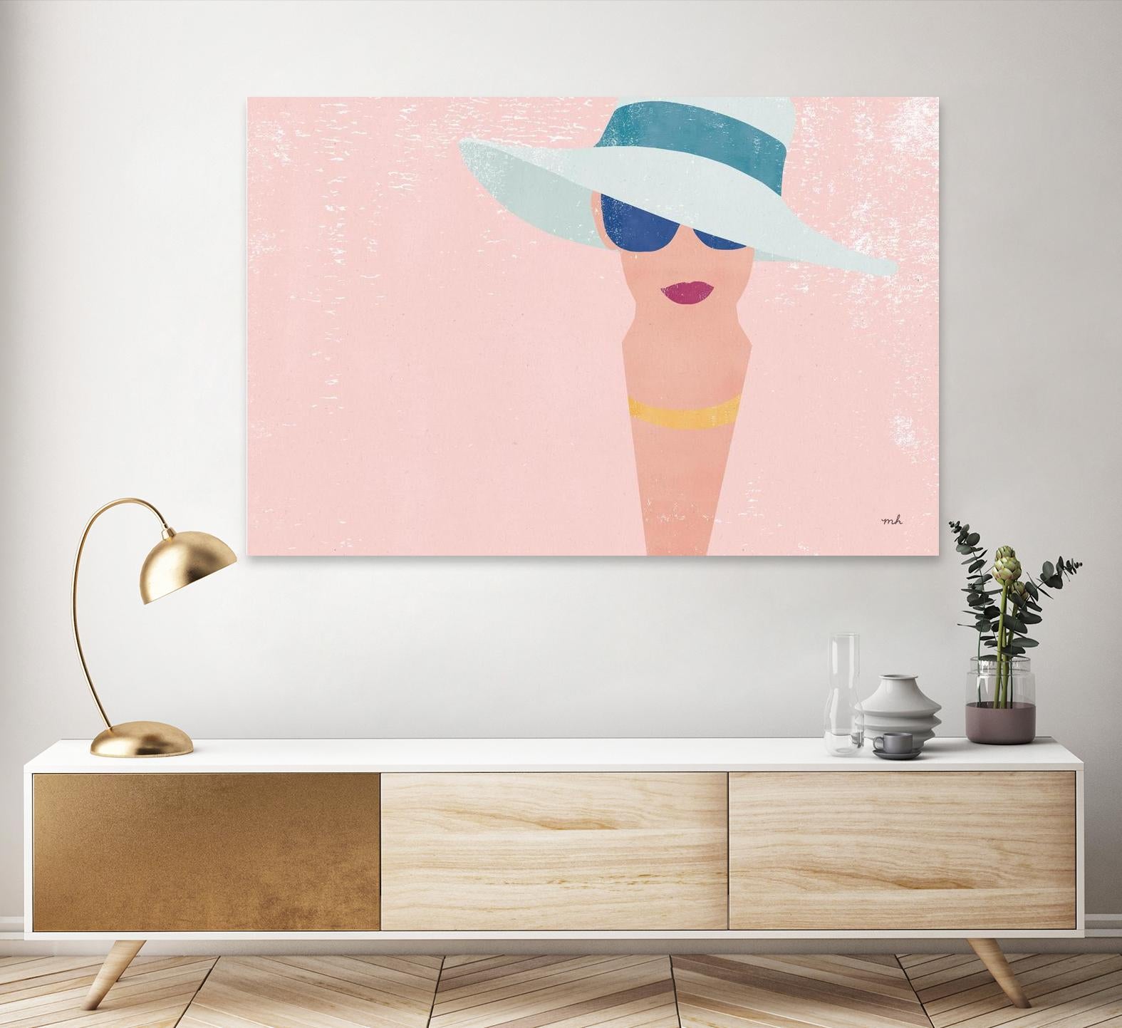 Fashion Forward by Moira Hershey on GIANT ART - multi fashion blue