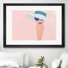 Fashion Forward by Moira Hershey on GIANT ART - multi fashion blue