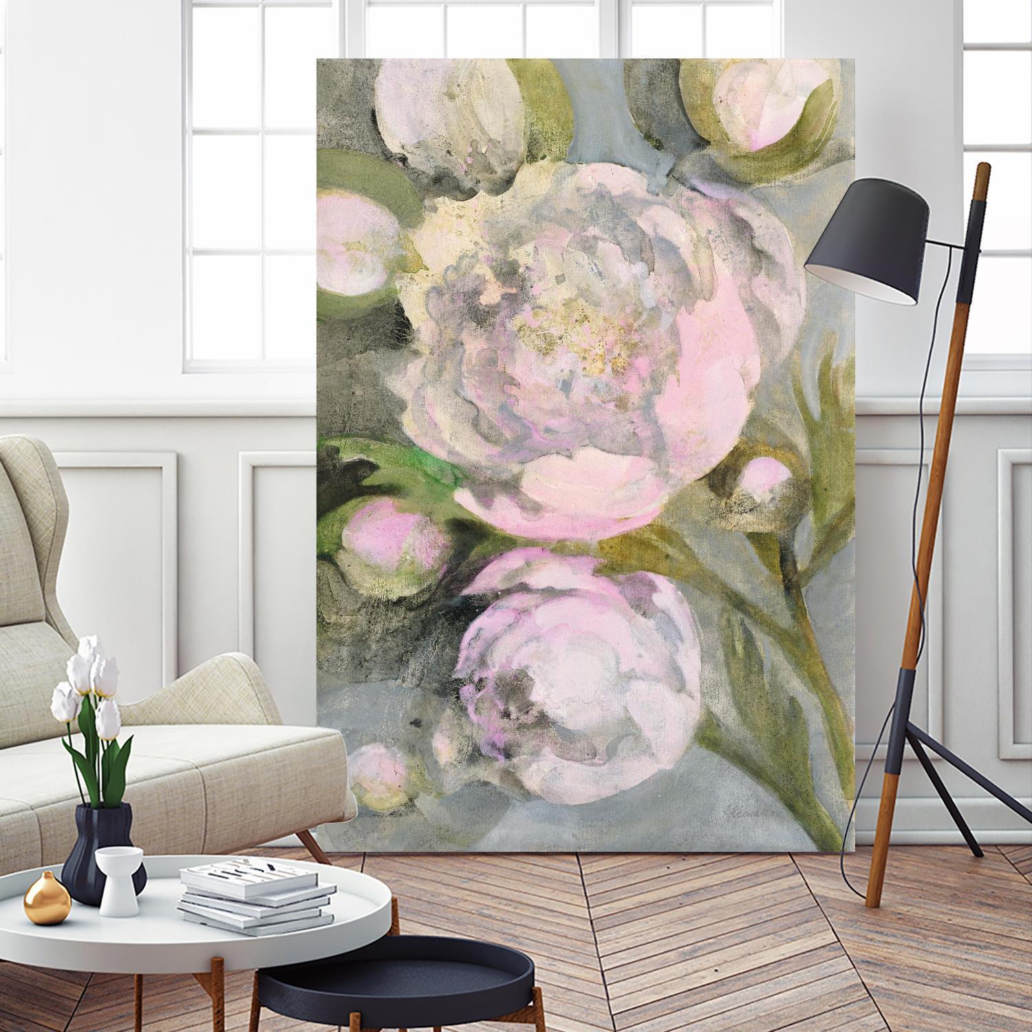 Favorite Peonies by Albena Hristova on GIANT ART - multi florals florals