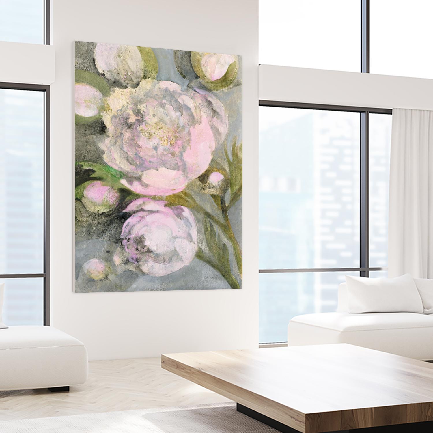 Favorite Peonies by Albena Hristova on GIANT ART - multi florals florals