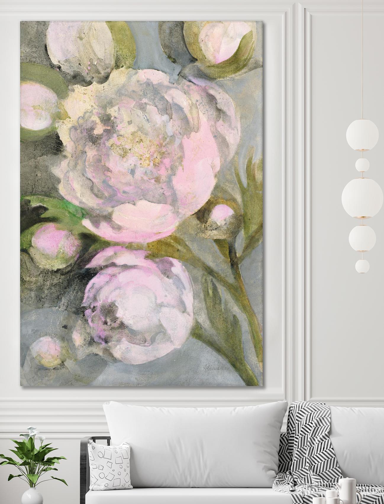 Favorite Peonies by Albena Hristova on GIANT ART - multi florals florals