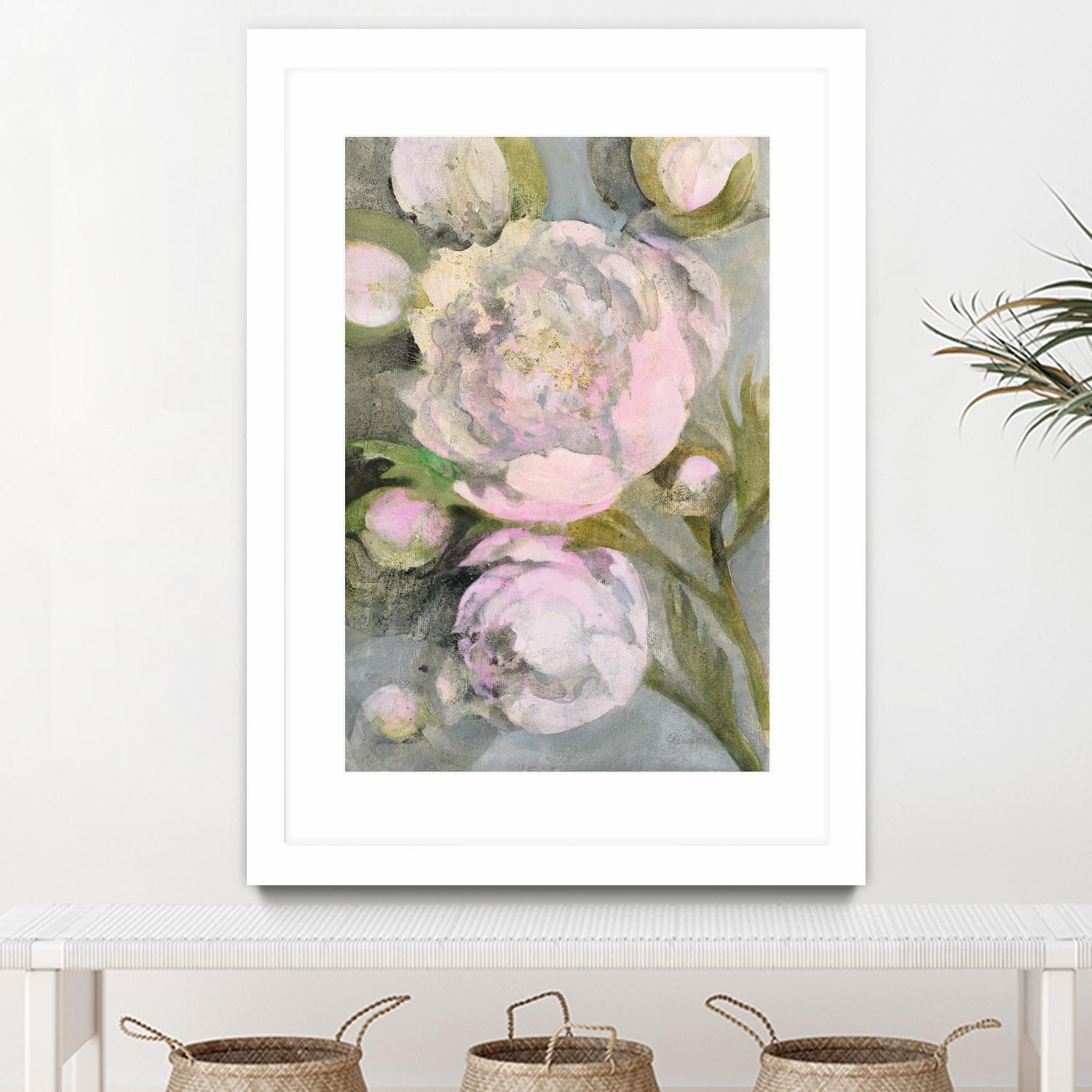 Favorite Peonies by Albena Hristova on GIANT ART - multi florals florals