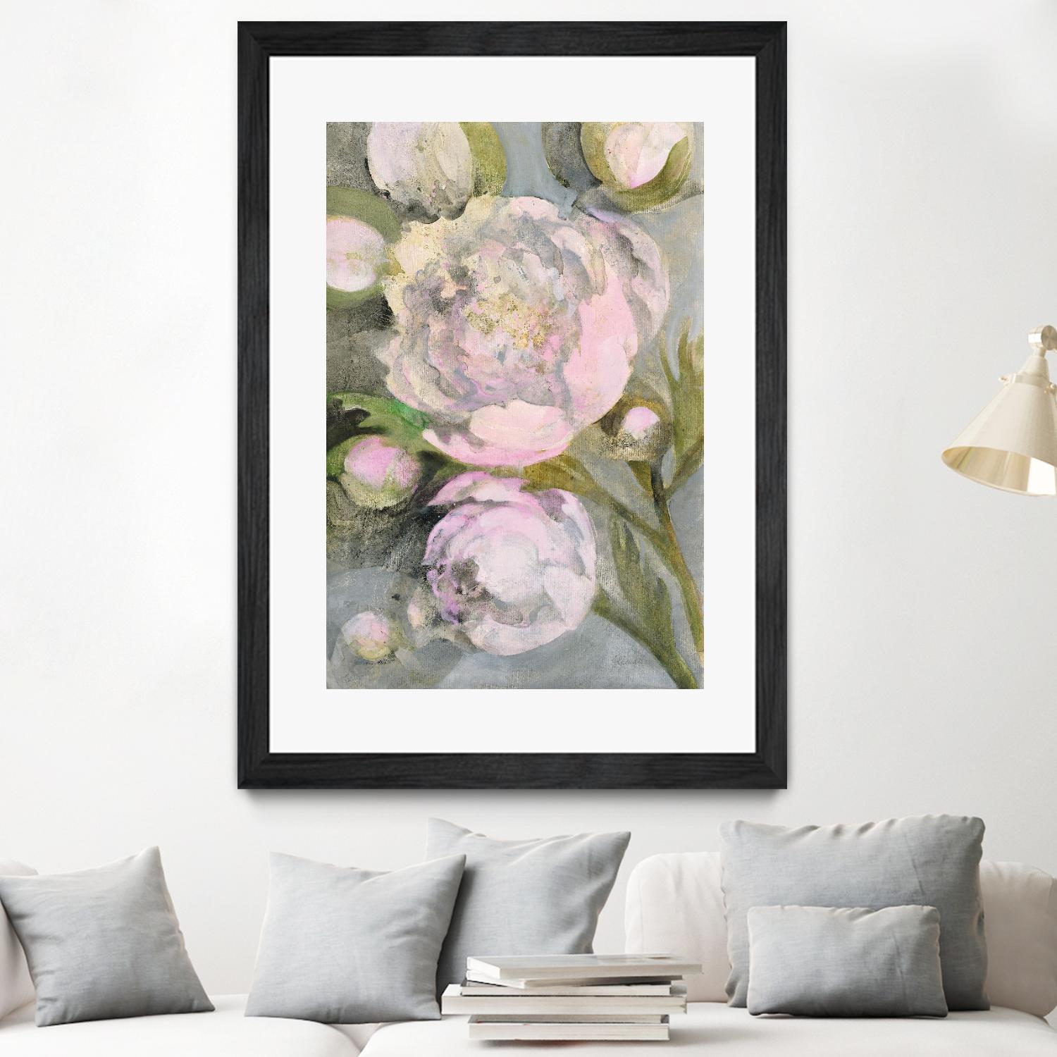 Favorite Peonies by Albena Hristova on GIANT ART - multi florals florals