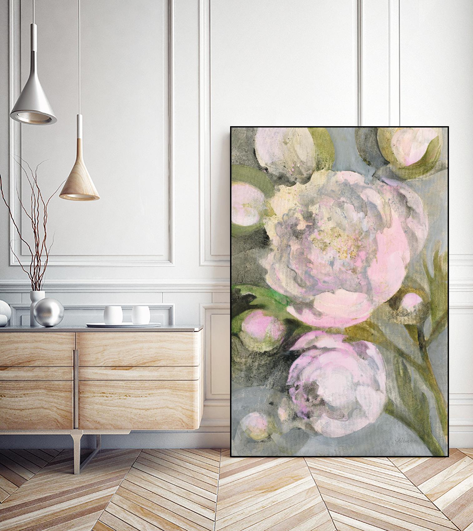 Favorite Peonies by Albena Hristova on GIANT ART - multi florals florals