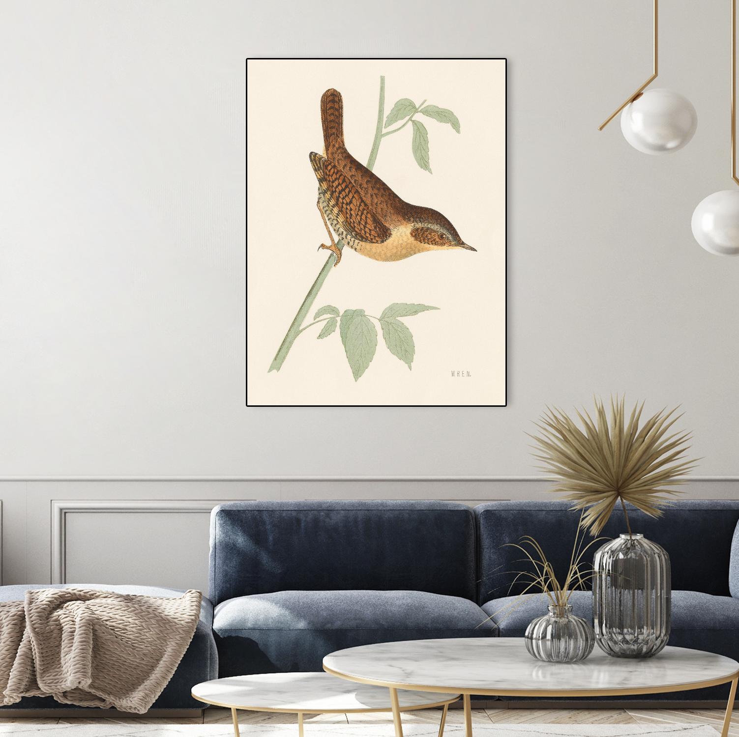 Engraved Birds I by Wild Apple Portfolio on GIANT ART - animals animal
