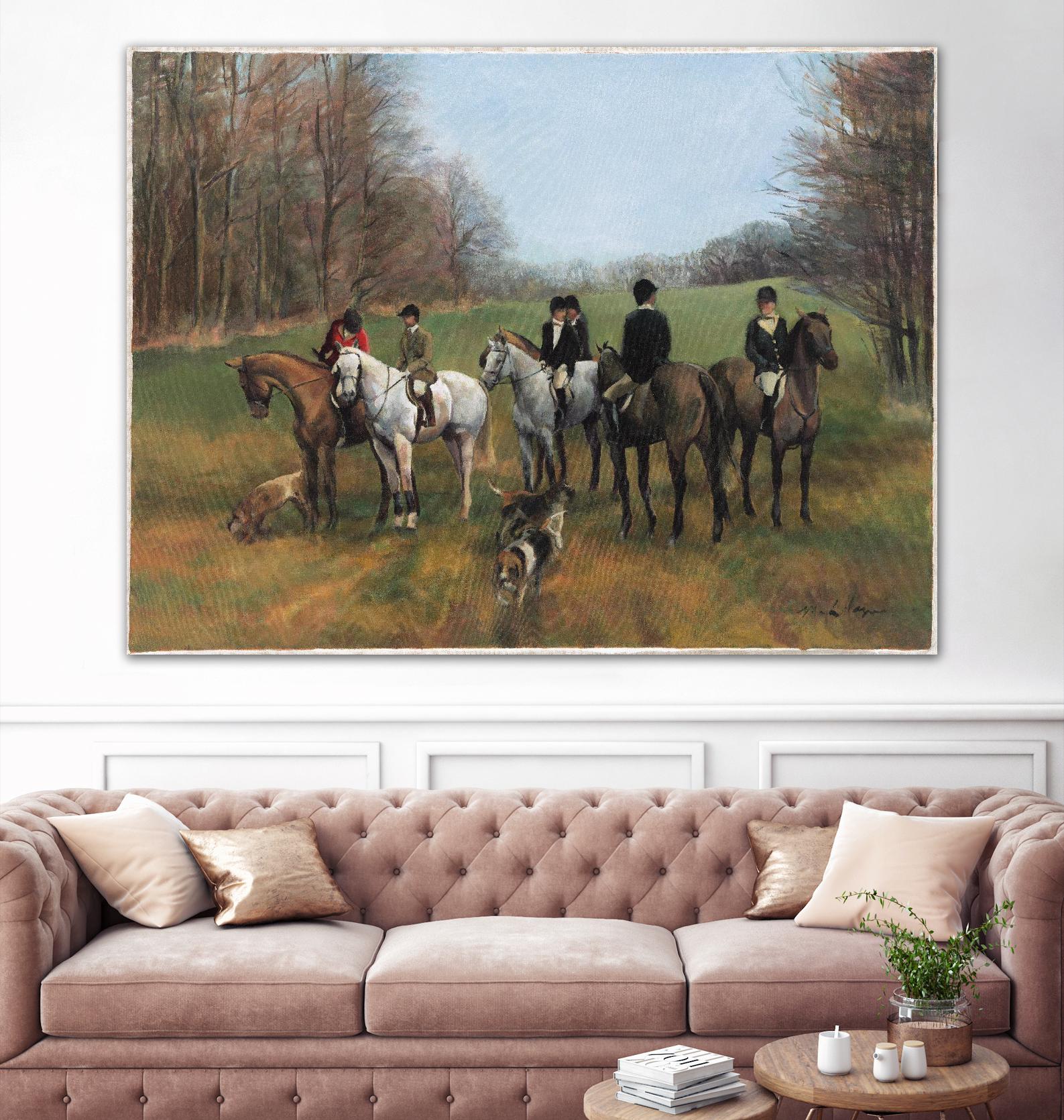 Morning in Millbrook by Albena Hristova on GIANT ART - multi sport beagles