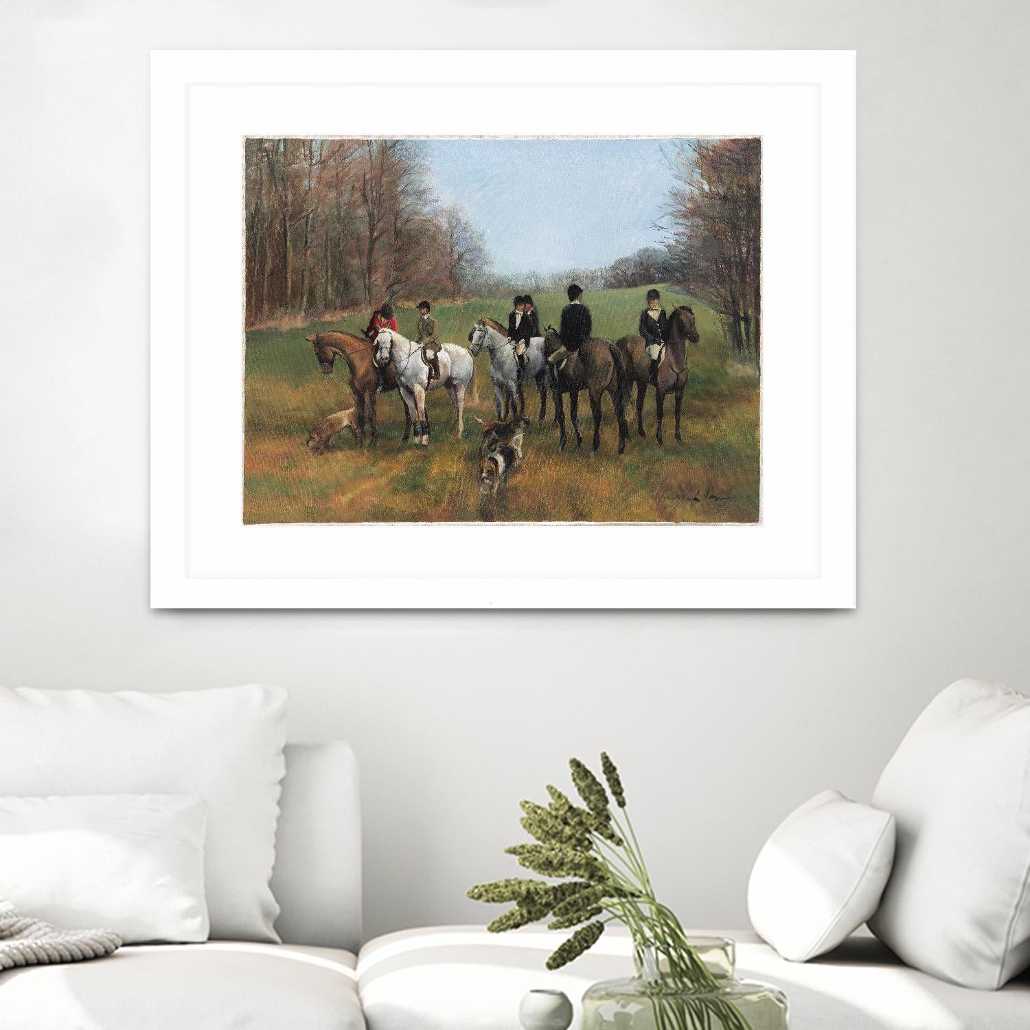 Morning in Millbrook by Albena Hristova on GIANT ART - multi sport beagles