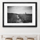 Nantucket Light by Aledanda on GIANT ART - grey black & white path