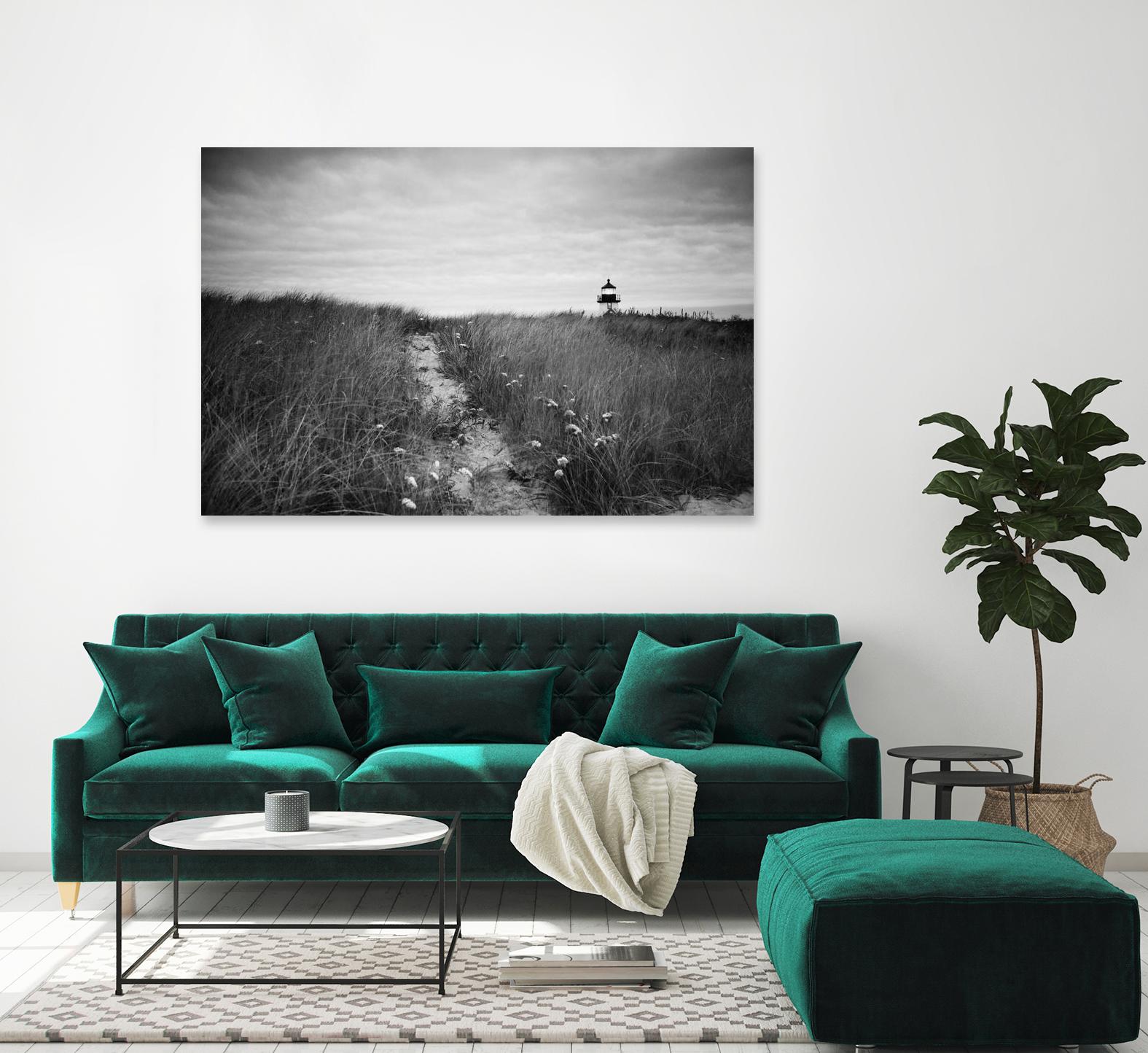 Nantucket Light by Aledanda on GIANT ART - grey black & white path